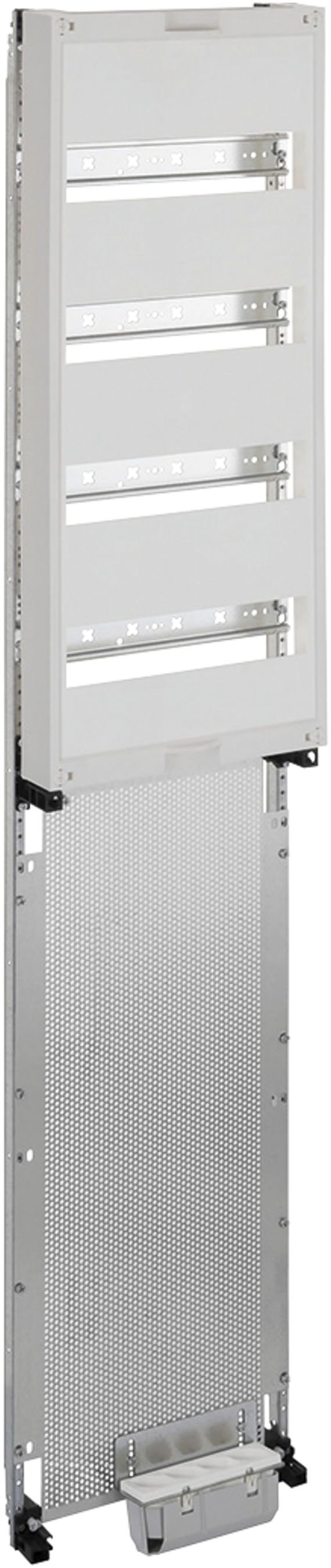 Travée média Hager univers pour ENC 8-rangées 4 rangées modulaires 250×1200mm