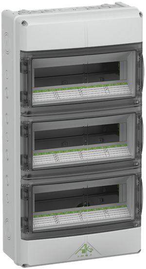 Tableau de distribution AP Demelectric AK 42 IP65 PC IK08 315×600×155mm