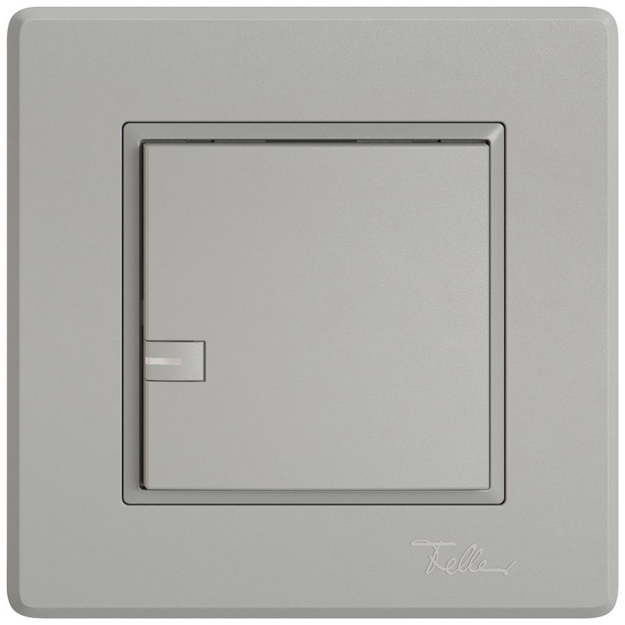 Pulsante universale INC EDIZIO.liv UNI SNAPFIX® 5…48V c.LED blu 1× com.1T grc