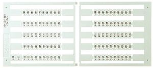 Etiquette de marquage 5×9mm sans marquage, 5 cartes à 100