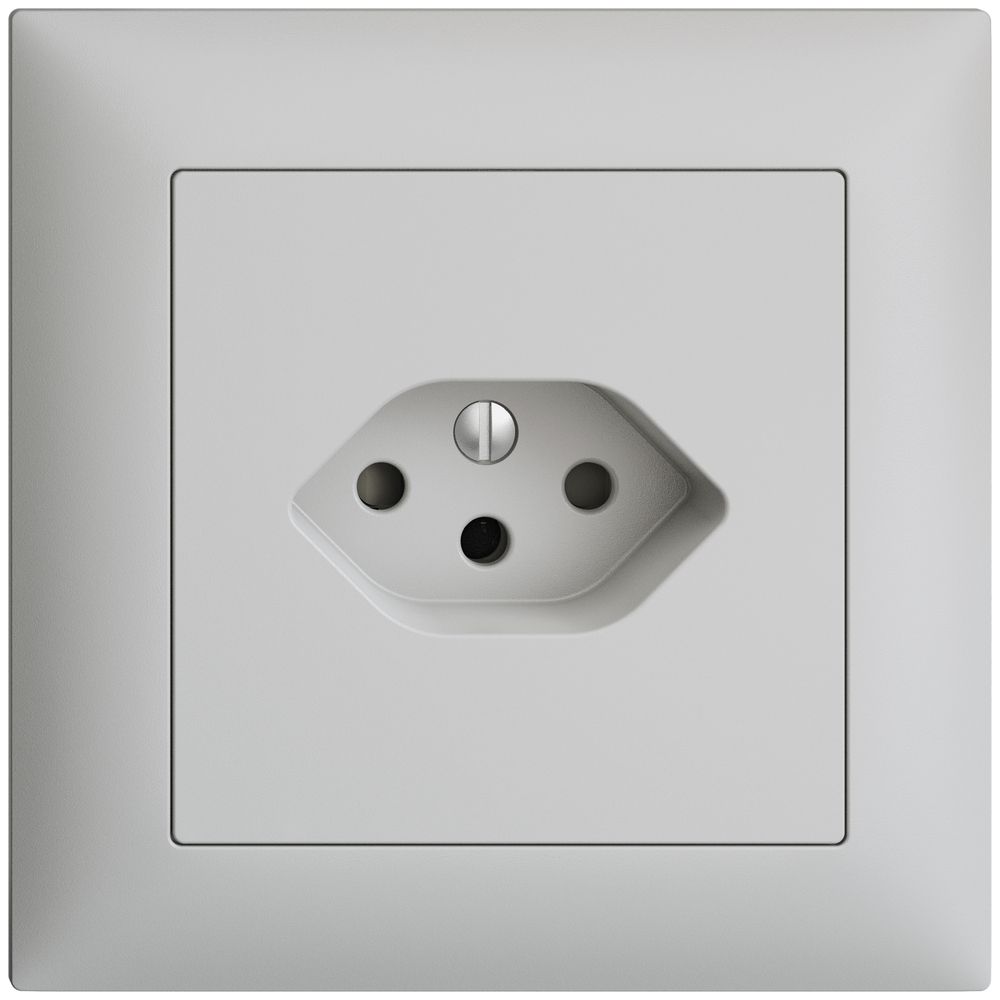 UP-Steckdose EDIZIOdue T13 hellgrau