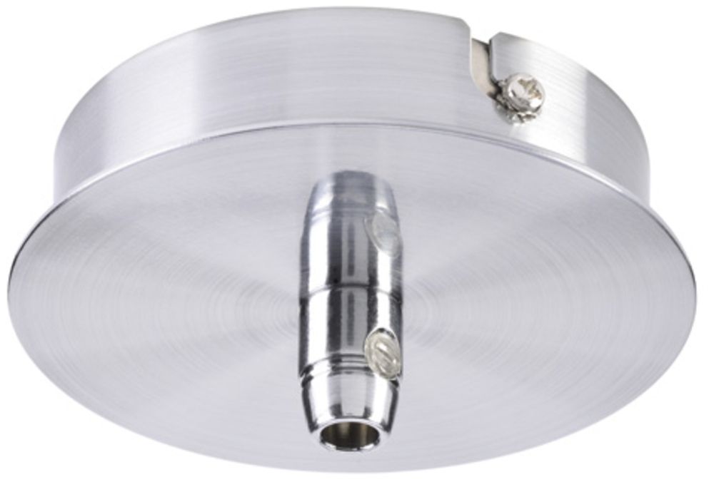 Rosace de plafond SLV 1 sortie, Ø85×39mm avec décharge de traction chromé