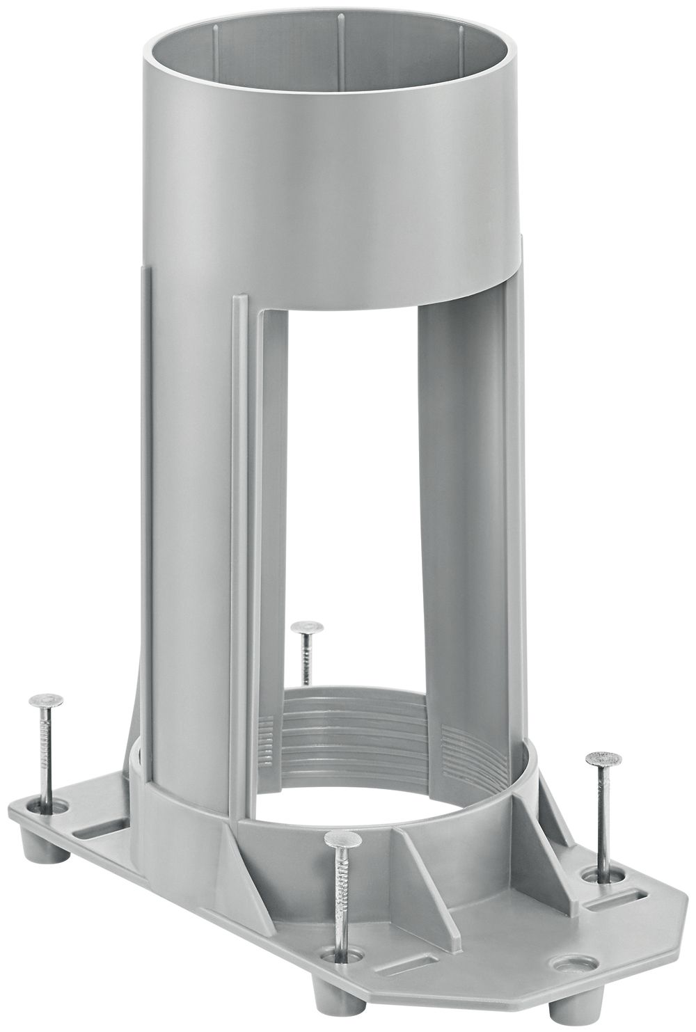 Rohrstütze HSB 200×80mm grau 4 Nägel, halogenfrei