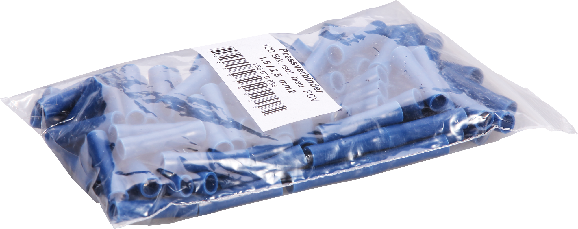 Pressverbinder Tyco TE AMP PLASTI-GRIP 1.5...2.5mm² PVC bl