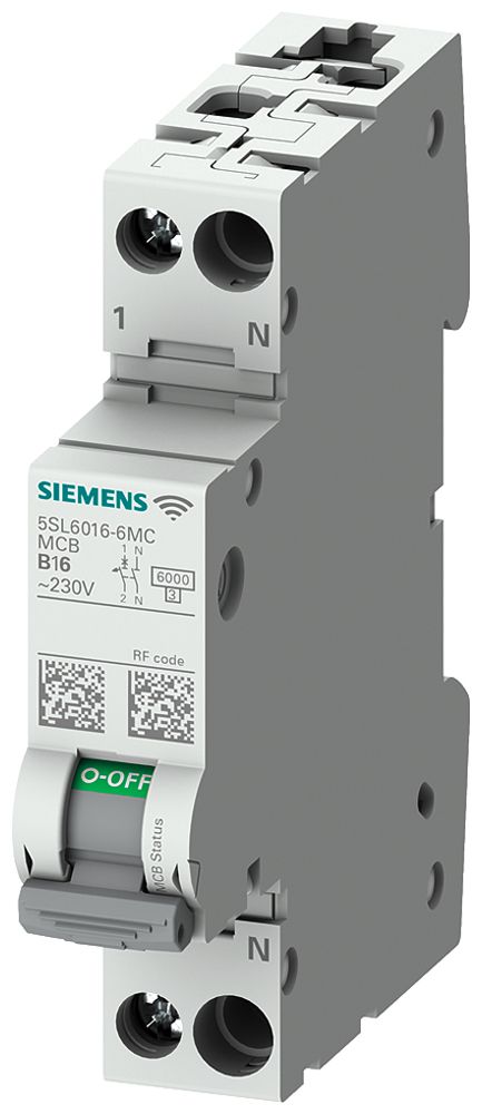 Leitungsschutzschalter Siemens SENTRON 5SL6 COM 1LN C-8A 6kA 1TE RF