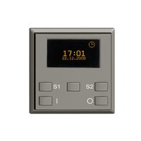 Minuteur astro. ON-OFF 1c/2t ZEP EDIZIOdue gris foncé