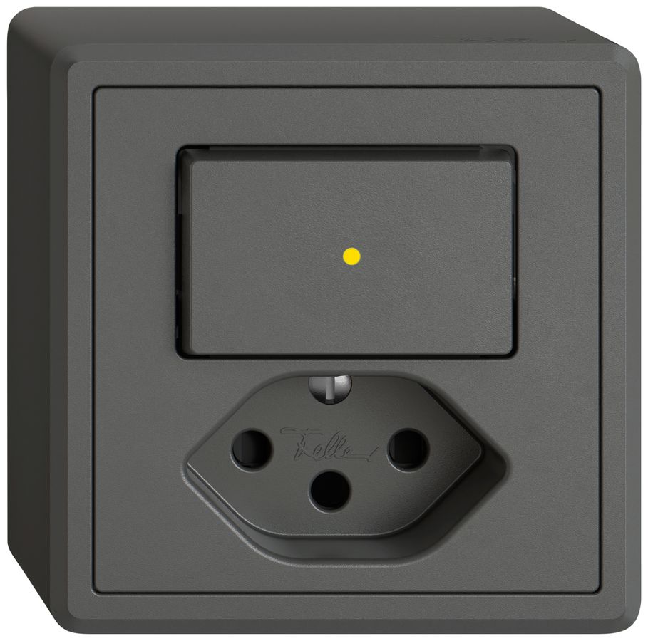 Combinazione AP EDIZIO.liv SNAPFIX® S6L+T13 shut.illuminazione frontale gi grs