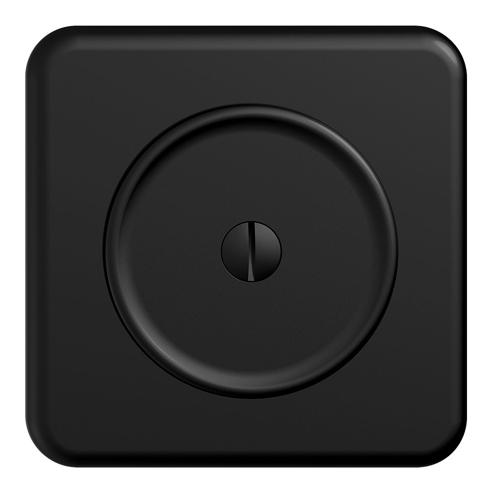 UP-Blindabdeckung Feller STANDARDdue QMI Bohrung Ø58mm schwarz