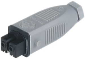 Leitungsbuchse 2LPE, STAK 200 IP54, grau