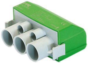 Einspeiseklemme LPDB 3×6…50 mm²/2×2.5…10 mm² grün