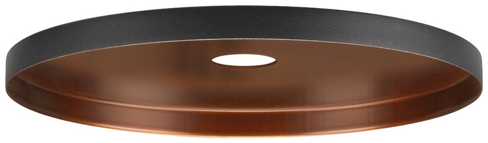 Leuchtenschirm SLV LALU PLATE Stahl Ø220×15mm schwarz Bronze unifarbig