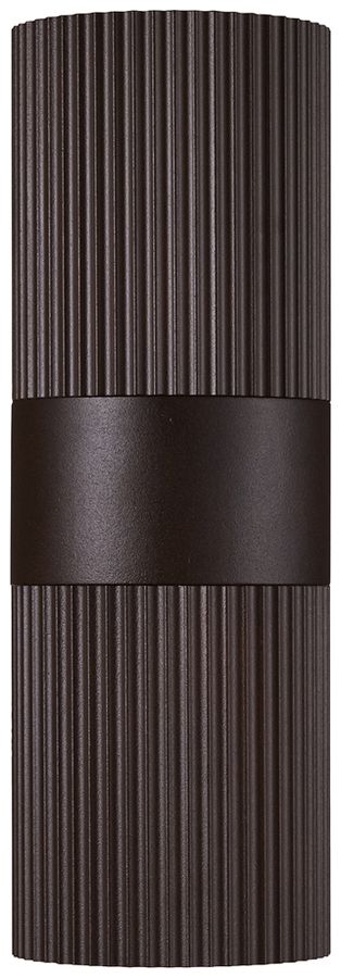 Applique Nordlux Kyklop Ripple 2×GU10 25W IP54 Ø86×140mm rouille