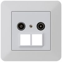 UP-Antennendose R/TV HMS kallysto.trend 19dB hellgrau