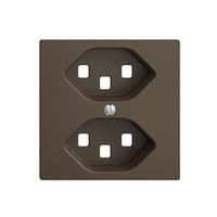 Kit frontal EDIZIOdue coffee 60×60mm 2×T23