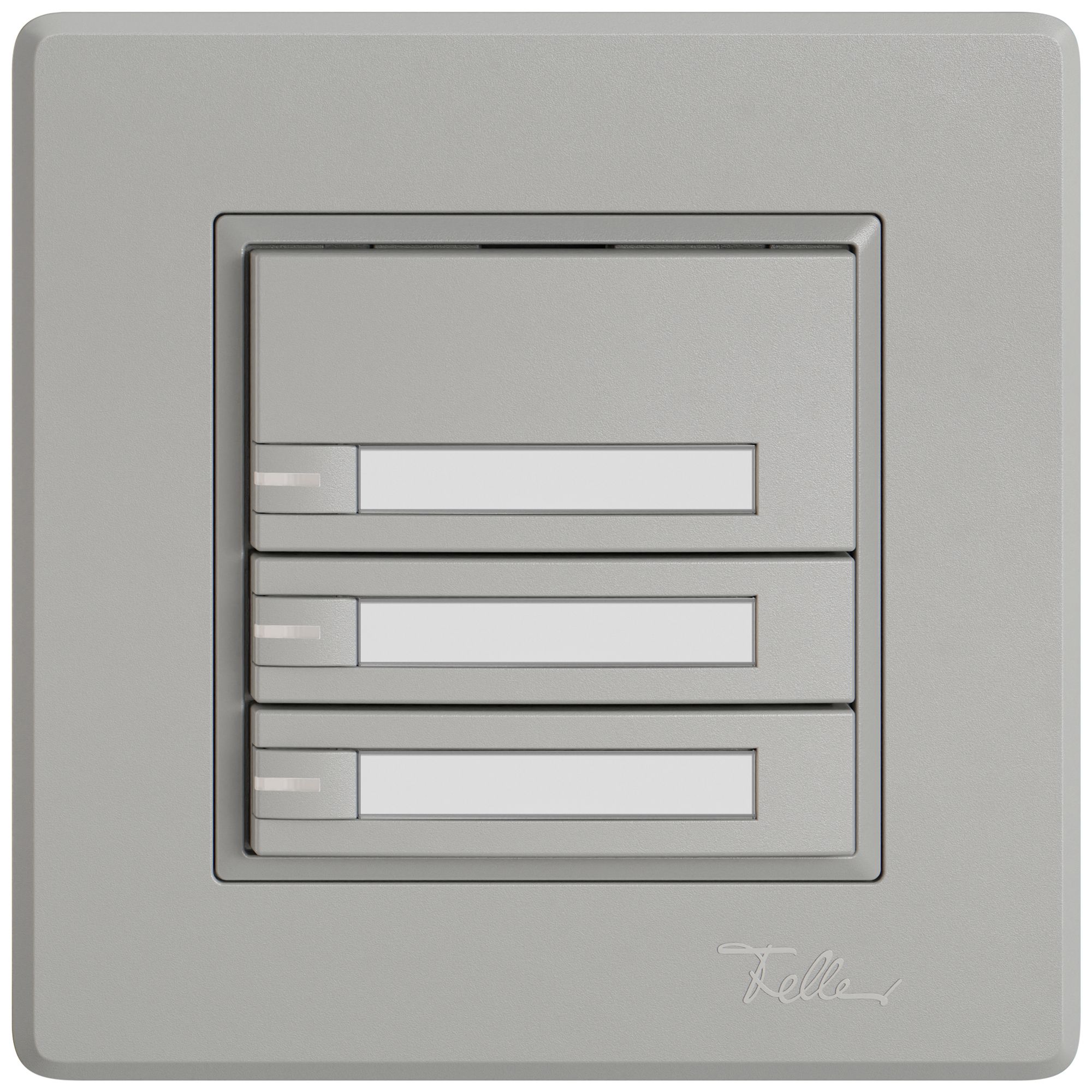 UP-Universaltaster EDIZIO.liv UNI SNAPFIX® 12…48V m.LED blau 3× 1-Tbed.Pap.hgu