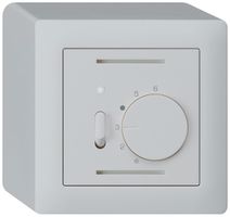 Thermostate d'ambiance AP kallysto gris clair avec interrupteur