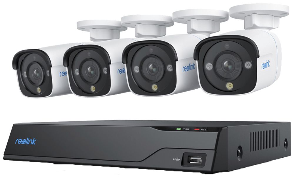 Videoüberwachungssystem Reolink NVS8-8MB4 4×Kameras 8MP PoE 2TB