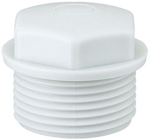 Würgenippel 6-kant M20 hellgrau