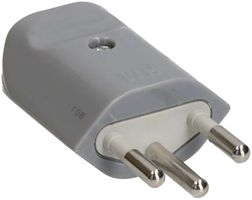 Stecker Typ 12 MAX HAURI MH, Kabeleinführung Ø8.5mm grau