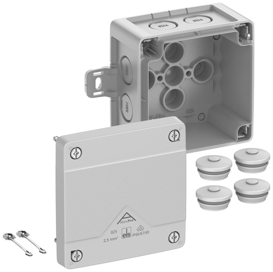 Scatola di derivazione AP Spelsberg Abox Pro 025 AB-L 92×92×60mm IP69 gr