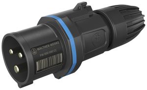 Stecker CEE NEO 3P 16A 200…250V 6h blau IP54 Schraubklemme