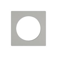 Kit di copertura EDIZIO.liv SNAPFIX® termostato 60×60×7mm grigio chiaro IP20