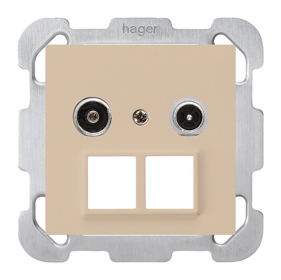 UP-Multimediadose kallysto R/TV Bauart B 23dB 2GHz beige