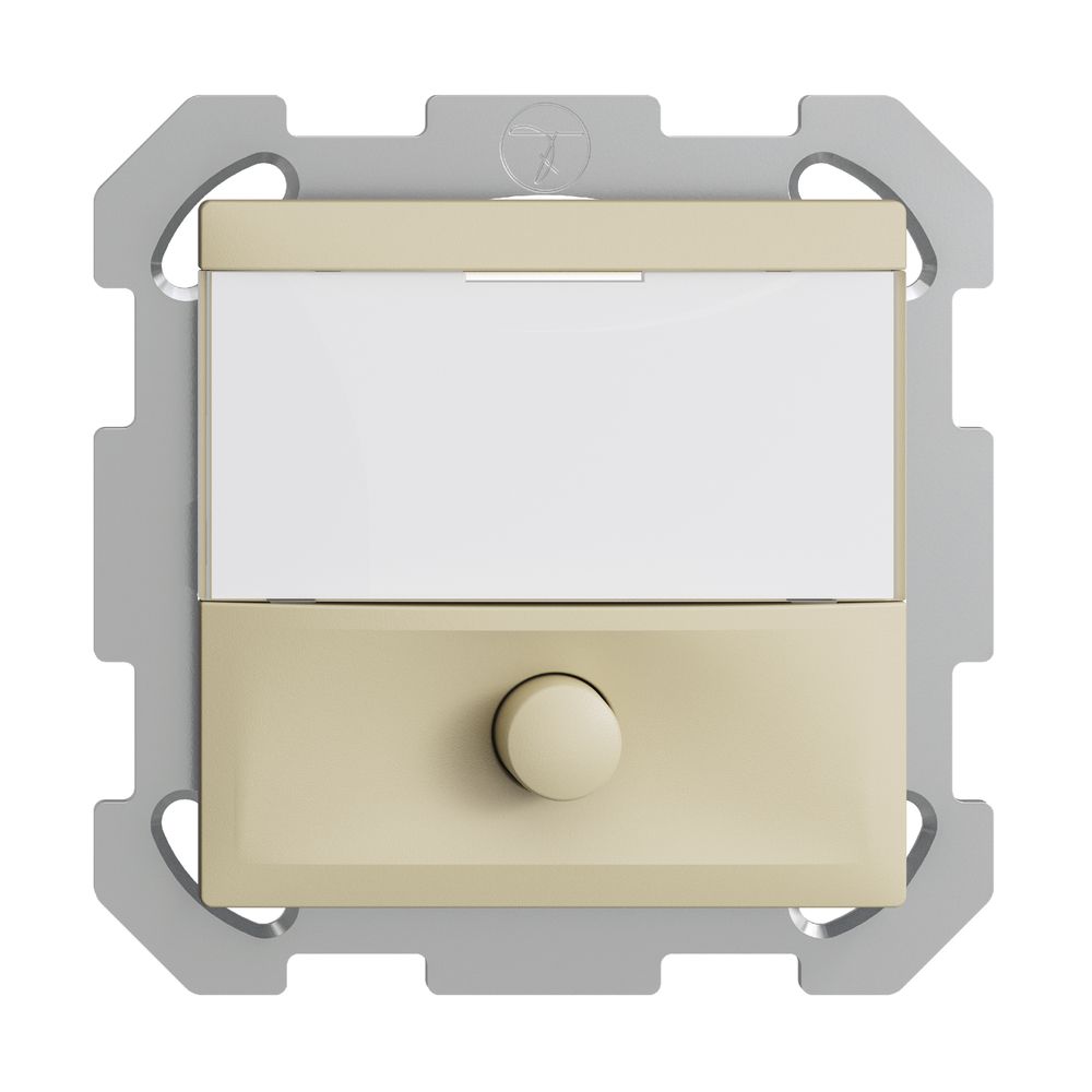 UP-Taster mit Namensschild EDIZIOdue vanille