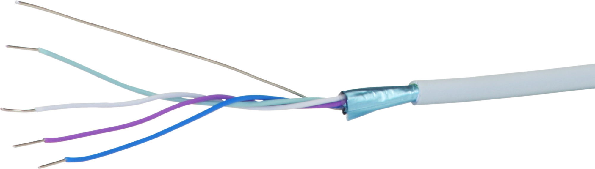 Kabel U72 1×4×0.5mm abgeschirmt halogfrei Eca