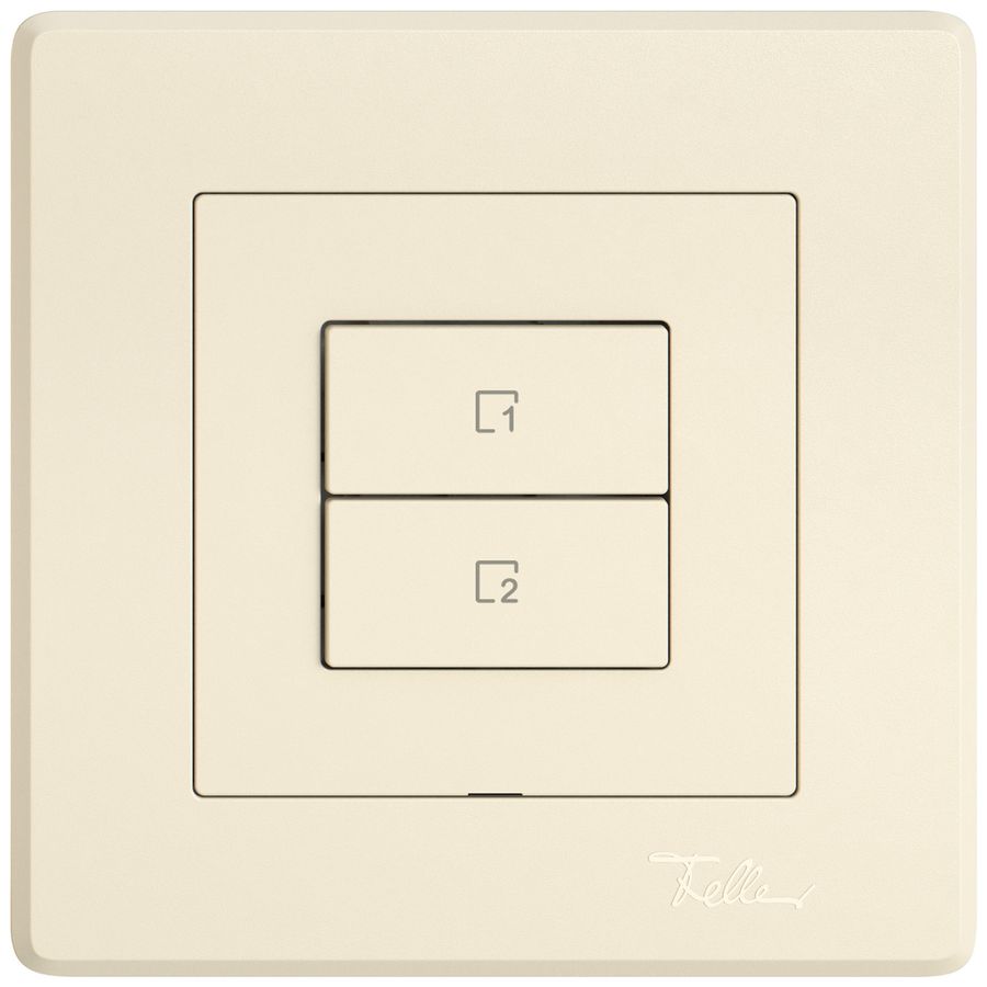 Comando p.pulsante scene INC EDIZIO.liv Wiser SNAPFIX® 2 scene vert.WLAN 2T cr