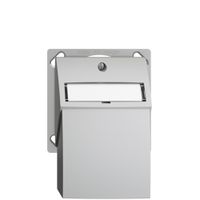 Kit montaggio INC Edue, con cappa di uscita dritta, per 2×RJ45, grigio chiaro