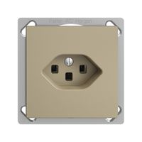 Prise INC EDIZIOdue T23 16A sand, avec bornes enf.