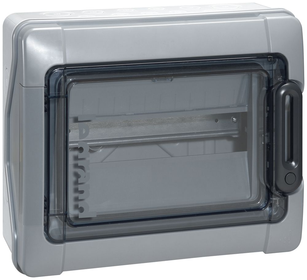 Tableau de distribution AP IP65 PLEXO3 1 rang. ×12UM +1 gr/tr