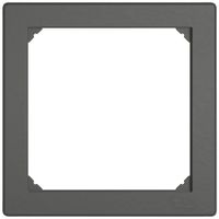 Cadre de recouvrement EDIZIO.liv  SNAPFIX® 2×2 156×156mm gris foncé