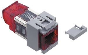 Anschlussmodul Kat.6a 1RJ45/u mit Snap In