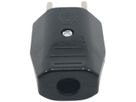 Stecker Typ 12 ELBRO 230V 10A Ø9.5mm schwarz