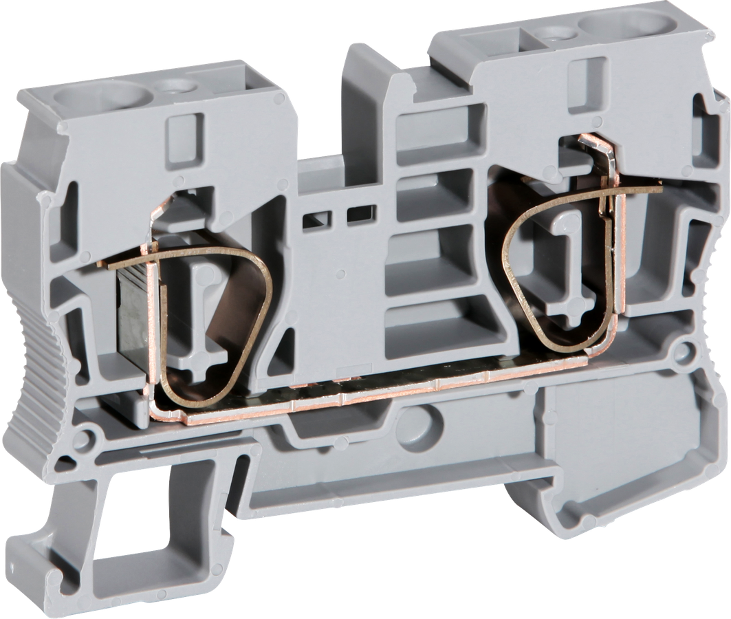 Reihenklemme 0.2…16mm² Zugfederanschluss grau