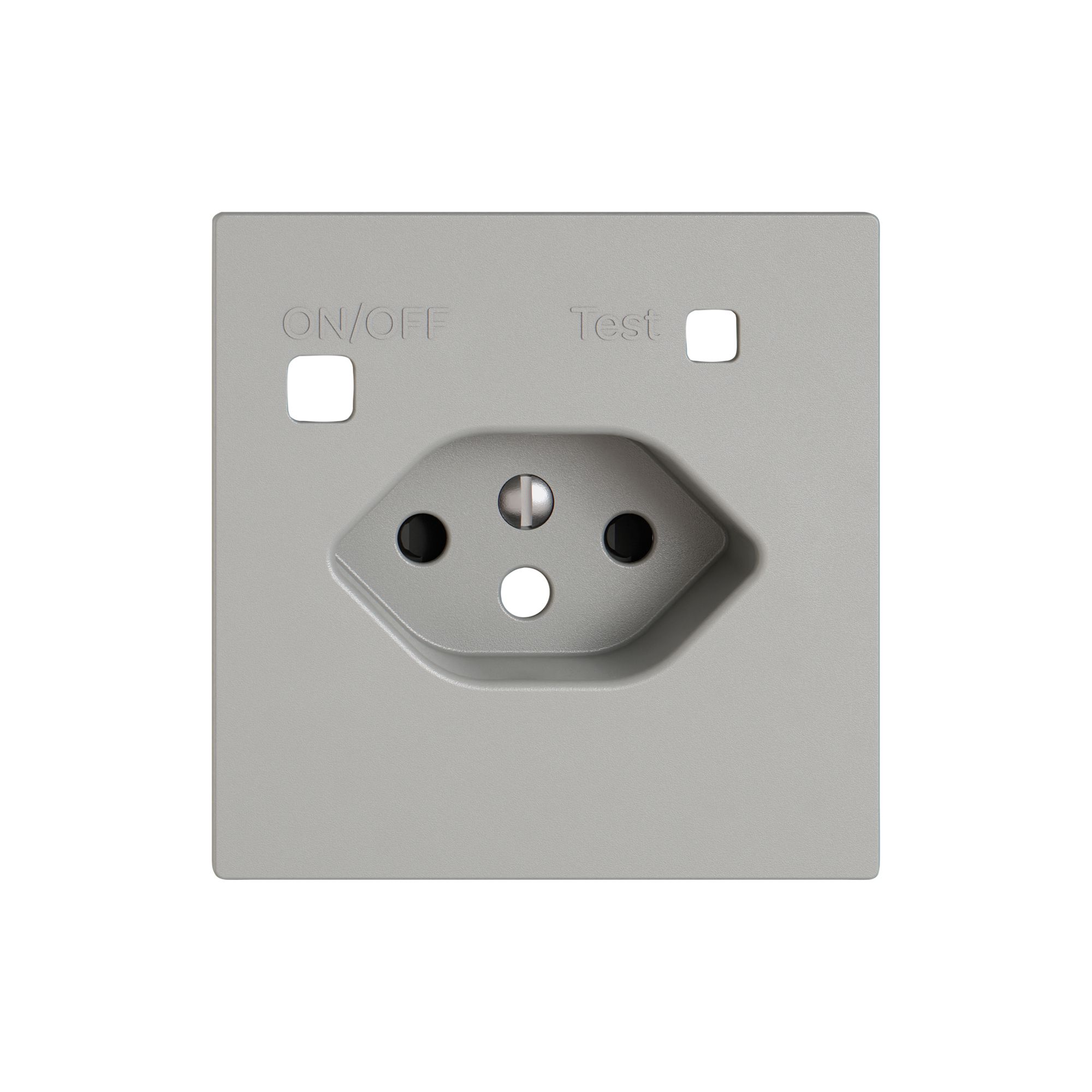 Montageset EDIZIO.liv SNAPFIX® f.Fehlerstrom-Schutzsteckdose Typ 13 Shutter hgu