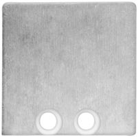 Tappo di chiusura DOTLUX alluminio per profilo tipo 17 e copertura tipo S