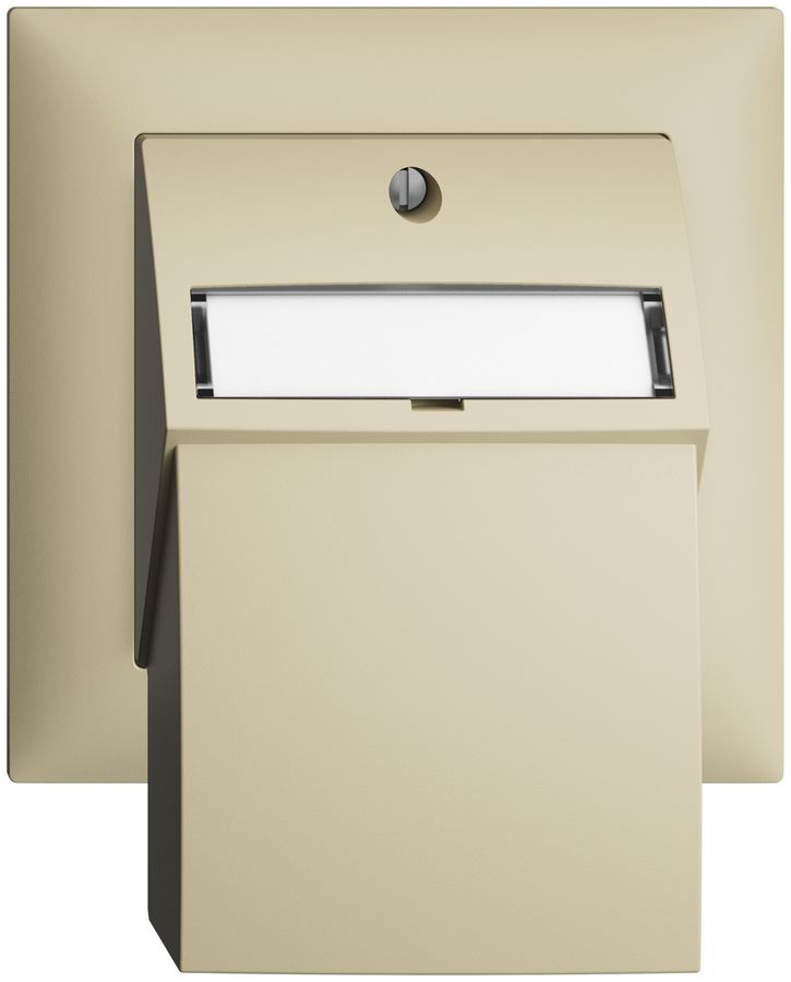 Kit de montage ENC EDIZIOdue, avec capot de sortie droite, pour 2×RJ45, vanille