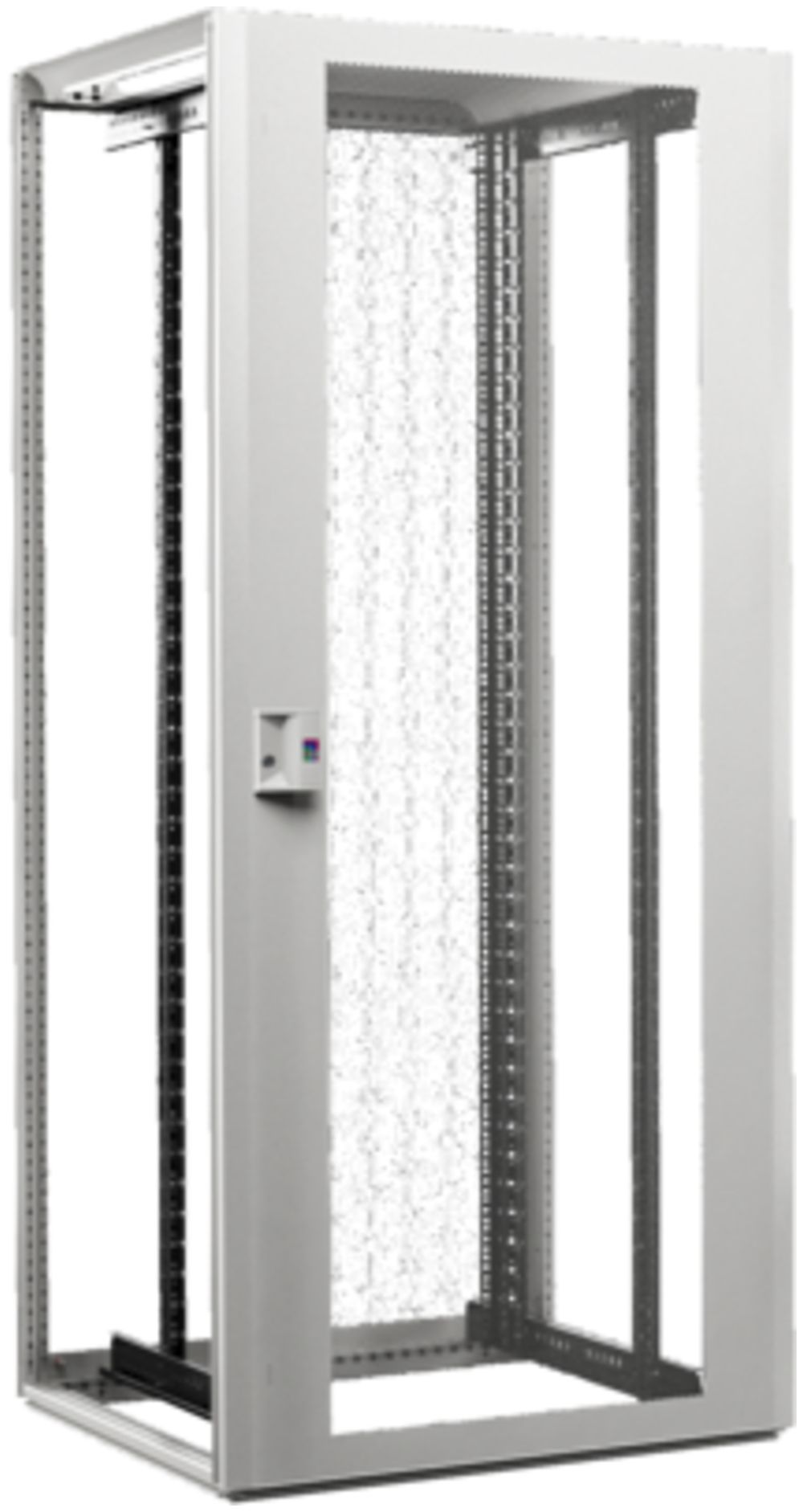 Netzwerkschrank Rittal TX 42HE Sichttür belüftet (Seiten offen) 800×2000×1000mm