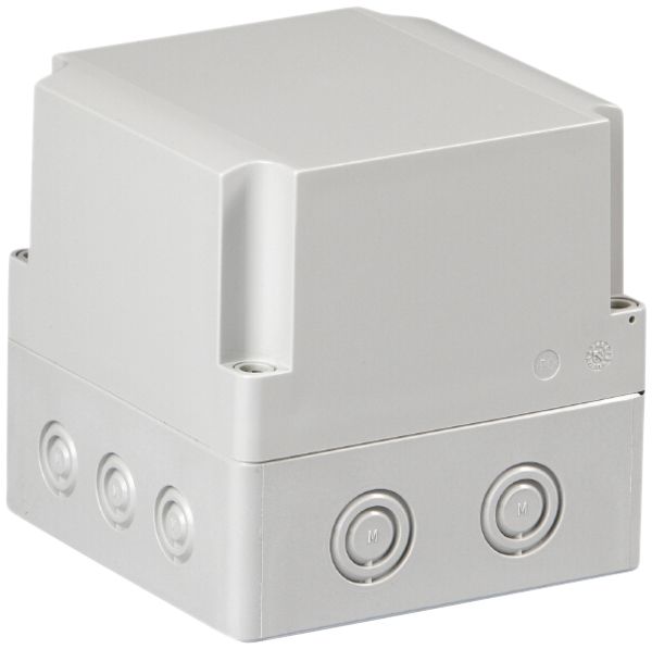 Apparategehäuse RW CUBO S 125×125×125 SPCM grau