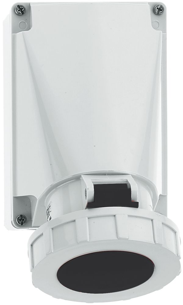 Prise AP CEE Bals 5P 63A 500V 7h noir IP67 nickelé bornes à vis