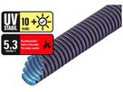 KRGK-Rohr Plica UV-FLEX M32 biegsam PVC -15…60°C schwarz