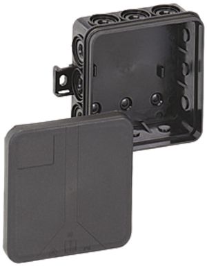 AP-Abzweigdose i 12 leer 85×85×37mm, schwarz