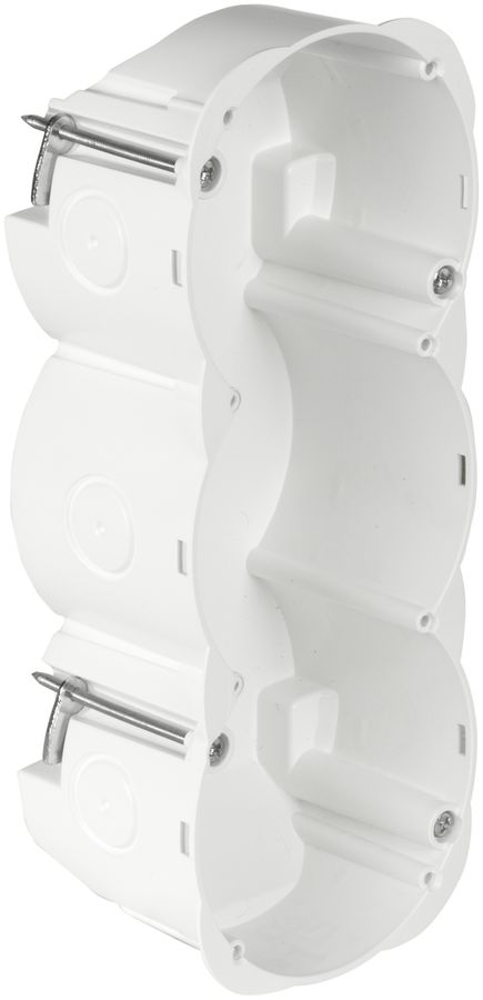 Hohlwanddose MT CRALLO-SPRINT 1×3, Tiefe 56mm, weiss