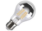 Lampada LED SLV A60 E27 7.5W 720lm 2700K chiaro specchiato argento DIM