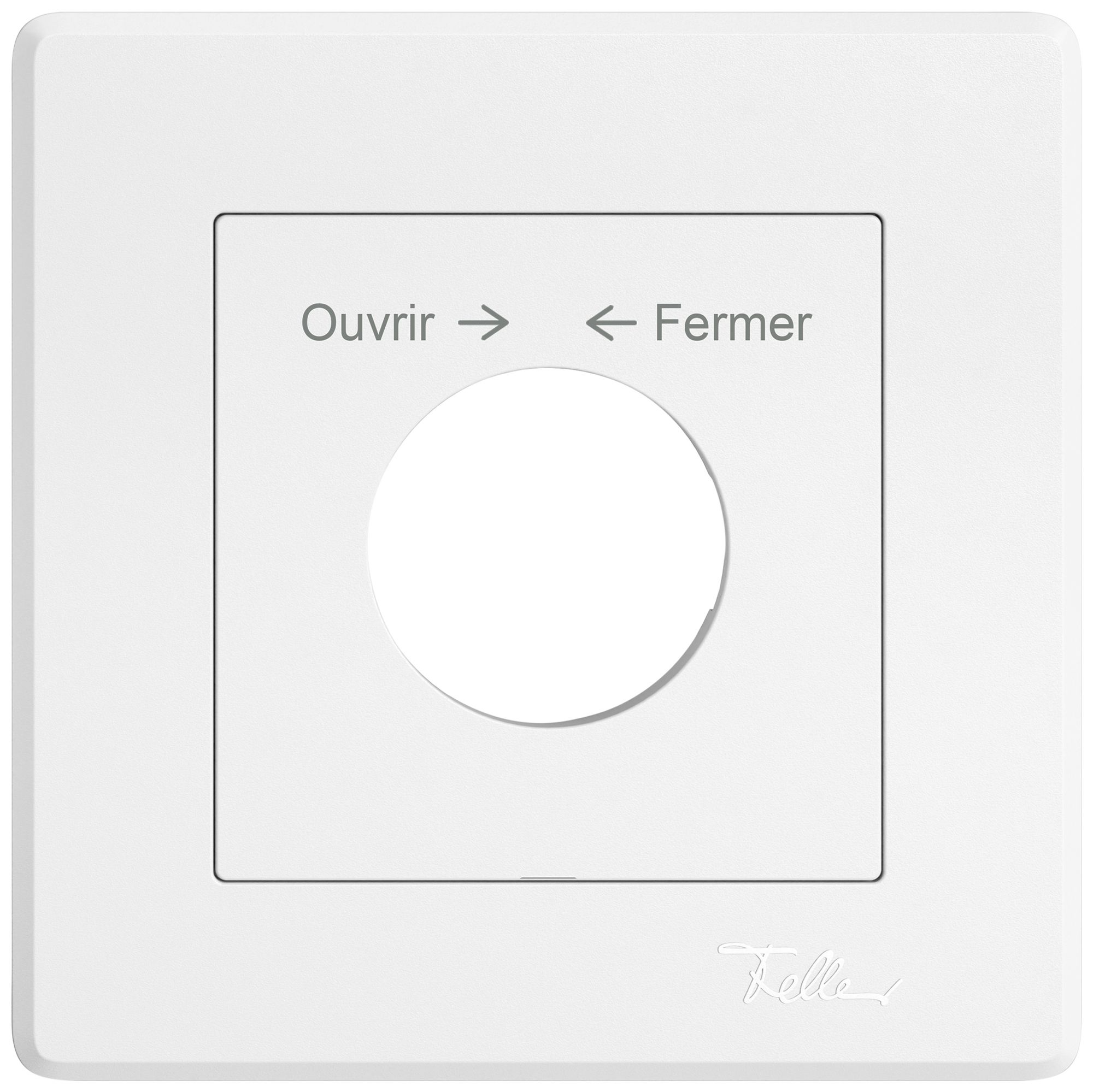 UP-Montageset EDIZIO.liv SNAPFIX® f.Schwenktaster m.Schloss Ouvrir → ← Fermer ws