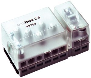 Anschlussdose Woertz für Flachkabel Combi 5P+Bus