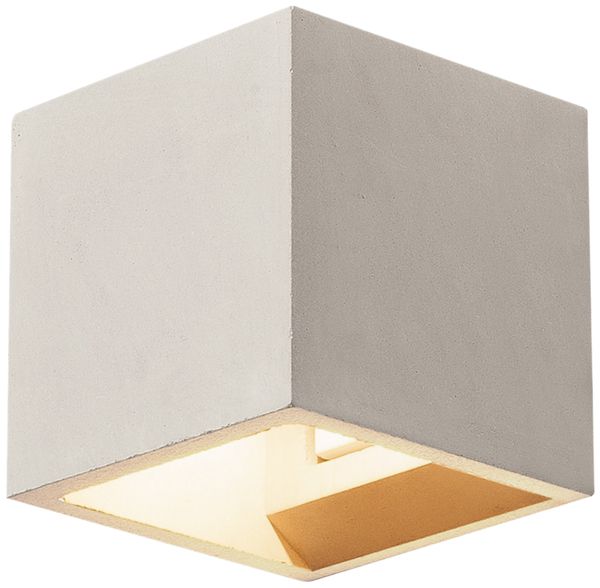 Lampada a muro SLV SOLID CUBE QT14, G9 230V IP20 grigio